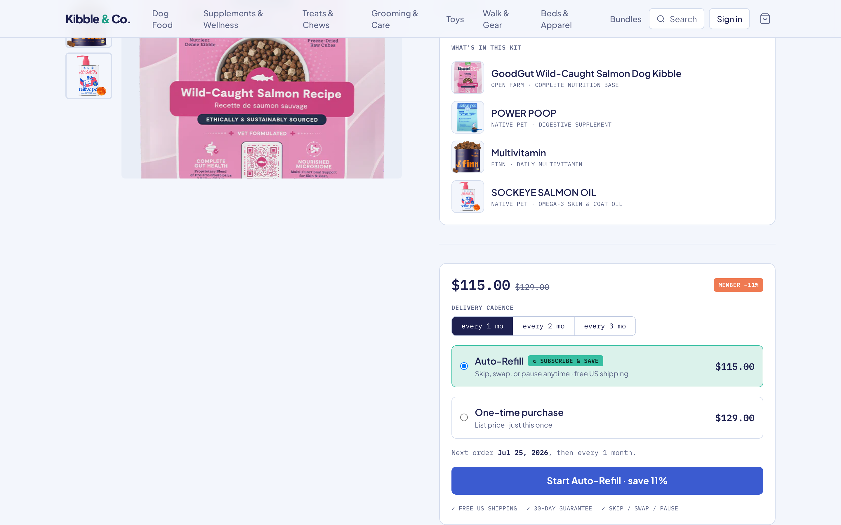 Subscriber — Subscribe & Save walkthrough